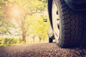 Car travel switch to high performance summer tires for roadtrips